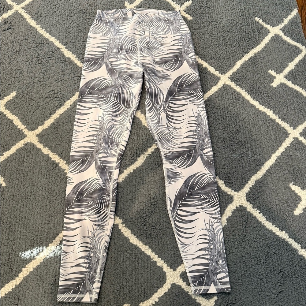 SPIRITUAL GANGSTER - Intent 7/8 High Waisted Leggings- Palm Print